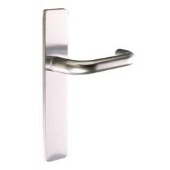 VACHETTE Ensemble Sur Grande Plaque Carrée En Aluminium Anodisé - Ton Argent - BERCY Clé L