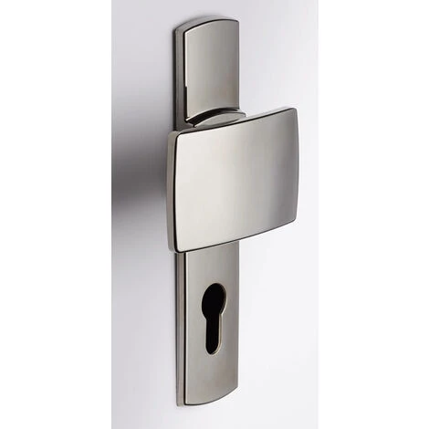 VACHETTE Ensemble Palière 525 Scult Clé I BEZAULT Entraxe 165 Mm Chrome Velours - 204400 - Chromé 2 VACHETTE Ensemble Palière 525 Scult Clé I BEZAULT Entraxe 165 Mm Chrome Velours - 204400 - Chromé – Image 2