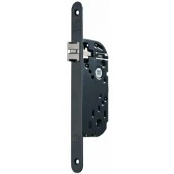 VACHETTE Serrure à Larder Pêne Demi-tour Axe 40 Mm-Têtière Bouts Ronds Main Gauche-D 22