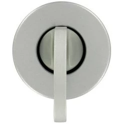 VACHETTE Rosace En Aluminium Anodisé - Ton Argent - Pour Ensemble BERCY, GOLF, ORCA Et VIRGULE Condamnation - Argent