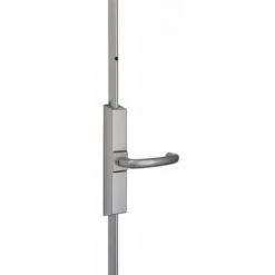 VACHETTE Crémone Pompier Type ST 742 CFPF Pour Porte Coupe Feu à Poignée Rotative Sans Tringle Coloris Gris - Aluminium