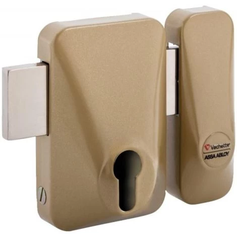 VACHETTE Verrou Sans Cylindre Pour Cylindre à Profil Européen Finition Aspect Inox - Aspect Inox 1 VACHETTE Verrou Sans Cylindre Pour Cylindre à Profil Européen Finition Aspect Inox - Aspect Inox