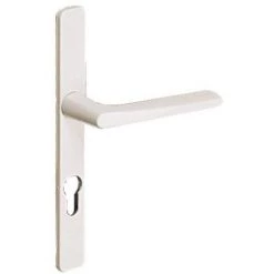 VACHETTE Béquille Double Seule Aluminium Ton Laqué Blanc Saillie 58 Mm RIVIERA Pour Porte épaisseur 58 à 68 Mm - Laqué Blanc
