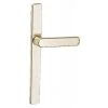 VACHETTE Béquille Double Seule Aluminium Ton Laqué Blanc Saillie Réduite 28 Mm RIVIERA Pour Porte épaisseur 58 à 68 Mm - Laqué Blanc