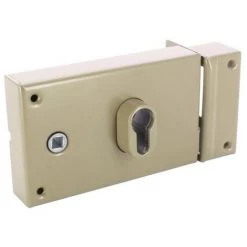 VACHETTE Serrure En Applique Horizontale à Fouillot - Pêne Dormant Et Demi-tour - A Cylindre Européen - 7416 Main Droite