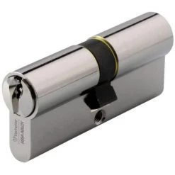 VACHETTE Cylindre Double De Sûreté 35 X 35 En Laiton Nickelé Satiné - Profil Européen S Entrouvrant - Série 7001