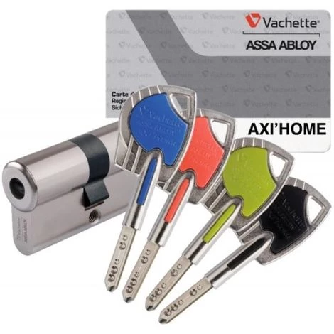 VACHETTE Cylindre Double Axi'Home A2p* Nickelé 60 X 30 1 VACHETTE Cylindre Double Axi'Home A2p* Nickelé 60 X 30