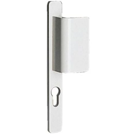 VACHETTE Plaques Palières étroites En Aluminium Finition Argent Clé I La Paire - Argent 1 VACHETTE Plaques Palières étroites En Aluminium Finition Argent Clé I La Paire - Argent