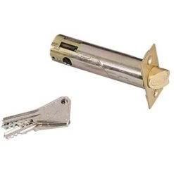 VACHETTE Boîtier Avec Axe à 63,5 Mm Finition Laiton Poli Pour Serrures Tubulaire V 6500