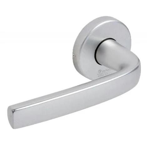 VACHETTE Béquille Double Sur Rosaces Ligne Logio Aluminium Anodisé Argent Condamnation 1 VACHETTE Béquille Double Sur Rosaces Ligne Logio Aluminium Anodisé Argent Condamnation