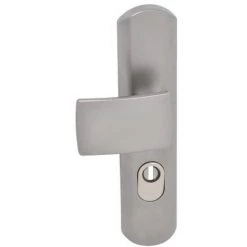 VACHETTE Béquille Double Sur Plaque De Sécurité Type Muze Clé I Finition Chromé Velours - Chromé Velours