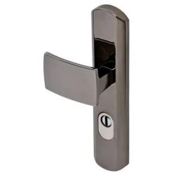 VACHETTE Béquille Double Sur Plaque De Sécurité Type Artis Clé I Finition Chromé Velours - Chromé Velours