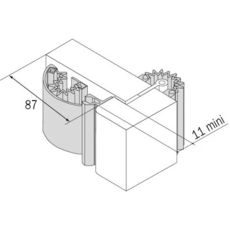 VACHETTE Anti Pince-doigts élégance Finition Laqué Blanc - Portes Intérieures Bois Montant Bois Traditionnel Type 7008 C - Laqué Blanc 3 VACHETTE Anti Pince-doigts élégance Finition Laqué Blanc - Portes Intérieures Bois Montant Bois Traditionnel Type 7008 C - Laqué Blanc – Image 3