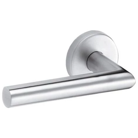 VACHETTE Béquille Double Sur Rosaces Bouton Palière Extérieur Fixe Type Linox 493 Inox 202 Main Droite 3 VACHETTE Béquille Double Sur Rosaces Bouton Palière Extérieur Fixe Type Linox 493 Inox 202 Main Droite – Image 3