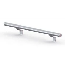 VACHETTE Support à Visser 34 Finition Anodisé Argent Pour Main Courante 504 S - Argent Anodisé