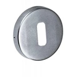 VACHETTE Rosace En Zamak Chromé - Ton Chromé Velours - Pour Ensemble OPERA Clé I La Paire