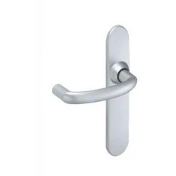 VACHETTE Ensemble Sur Grande Plaque En Zamak Chromé Velours - ALTO Bec-de-cane