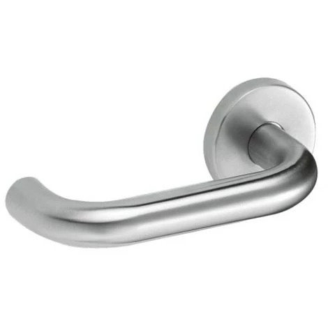 VACHETTE Béquille Double Rentrante 500 Sur Rosace Ronde En Inox - LINOX 2 VACHETTE Béquille Double Rentrante 500 Sur Rosace Ronde En Inox - LINOX – Image 2