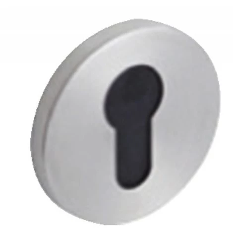 VACHETTE Rosaces Inox Pour Béquille Ovalis Clé L 2 VACHETTE Rosaces Inox Pour Béquille Ovalis Clé L – Image 2