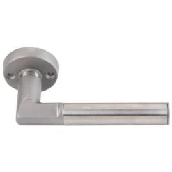 VACHETTE Béquille Double Code Handle Sur Rosace Ronde C7 35/80 Chromé/velours, Bec-de-cane Gauche -E-boutique VACHETTE 19002122 4
