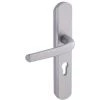 VACHETTE Béquille Double De Sécurité Sécumax One Aluminium Anodisé Argent Entraxe 195 Mm