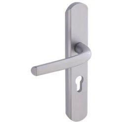 VACHETTE Béquille Double De Sécurité Sécumax One Aluminium Anodisé Argent Entraxe 195 Mm