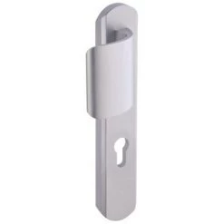 VACHETTE Béquille Palière De Sécurité Sécumax One Aluminium Anodisé Argent Entraxe 195 Mm