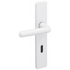 VACHETTE Plaque Rectangulaire En Polyamide Blanche - ARCOLOR 8800 - Pour Béquille 710 Et 232 Bec-de-cane - Blanc