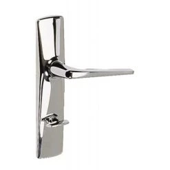 VACHETTE Ensemble Sur Plaques Riv-Junior, Zamak Chromé, à Condamnation