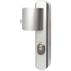 Poignée De Porte Palière Argent - Clé I - Secumax - Vachette