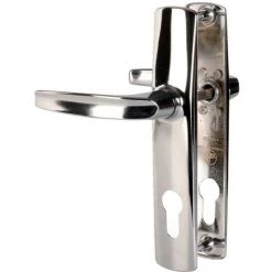 Poignée De Porte Sur Plaque Chromé - Clé I - Riv Angers - Vachette