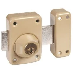 Verrou à Cylindre Double Verni Bronze - V136 Système V5 - Vachette