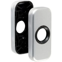 Rosace Rectangulaire Argent - Bec De Cane - Bercy, Golf, Orca, Actural Et Virgule - La Paire - Vachette