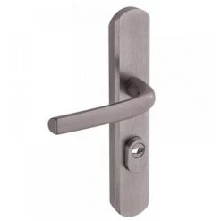 Poignée De Porte Blindée Universelle Vachette Secumax UP Anodinox - Gris