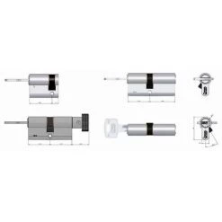 Cylindre 7101 Velix 30x40 VACHETTE 5 Clés Réversible Varié Nickelé - 28172000 -E-boutique VACHETTE 23703731 4