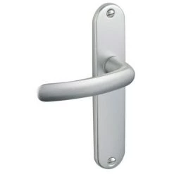 VACHETTE Ensemble Sur Petite Plaque En Aluminium Anodisé - Ton Argent - BUDGET Clé L - Argent