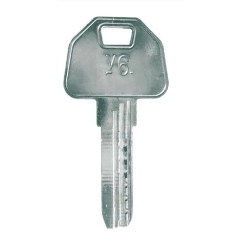 Cylindre De Serrure Nickelé V6, 30x40 Mm, 6 Goupilles, 4 Clés Réversibles Vachette 4 Cylindre De Serrure Nickelé V6, 30x40 Mm, 6 Goupilles, 4 Clés Réversibles Vachette – Image 4