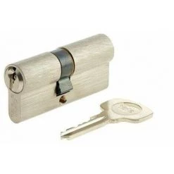 Cylindre Série 500 Plus 30x30 Mm Nickelé, 5 Goupilles, 3 Clés. Vachette