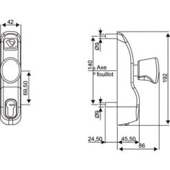 VACHETTE Module Extérieur A Trou De Cylindre - Inox 5 VACHETTE Module Extérieur A Trou De Cylindre - Inox -E-boutique VACHETTE 38138062 3