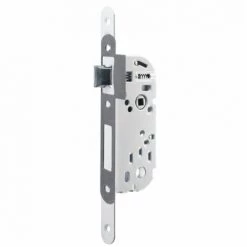 Serrure à Encastrer, Coffre 135 Mm, Axe 40 Mm Réversible Blanche. Vachette