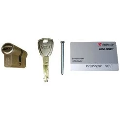 Cylindre Volt 7101 VACHETTE Avec Carte De Propriété + 3 Clés - 30x40mm - Double Entrée - 22122000