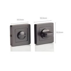 Poignée De Porte Carré De 7, Noir, YALE Siena, Verrouillage Bouton Vachette -E-boutique VACHETTE 49726542 3