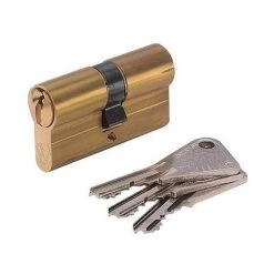 Cylindre Double V5 7100 VACHETTE Laiton Varié 30x40 Mm + 3 Clés - 17159000