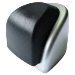 Butée De Sol En Chromé Velours, H.3,6 X L.4 X P.4,5 Mm Vachette