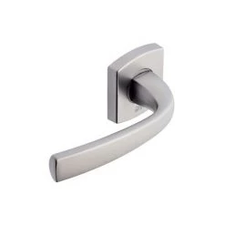 VACHETTE Paire De Béquilles Sur Rosaces Muze BEZAULT - Chrome Velours - Avec Ressort De Rappel - 866121