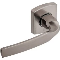 VACHETTE Paire De Béquilles Sur Rosace Artis BEZAULT - Platine Inox Brossé - Ressort De Rappel - 865841