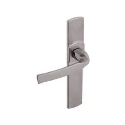 VACHETTE Ensemble De Porte Sur Plaque Artis BEZAULT Entraxe 195mm - Inox Brossé - Bec De Cane - 864684