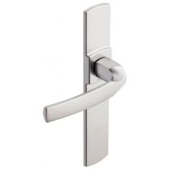 VACHETTE Ensemble De Porte Sur Plaque Artis BEZAULT Entraxe 165mm - Chrome Velours - Bec De Cane - 865384