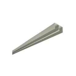 Rail Du Haut 1150 Argent VACHETTE Pour Vitrine Coulissante - 5 Mètres - 343011