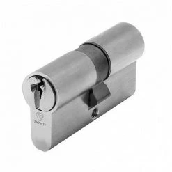 Cylindre Symétrique V5 Nickelé (3 Clés) VACHETTE - Dimensions: 30 X 60 Mm